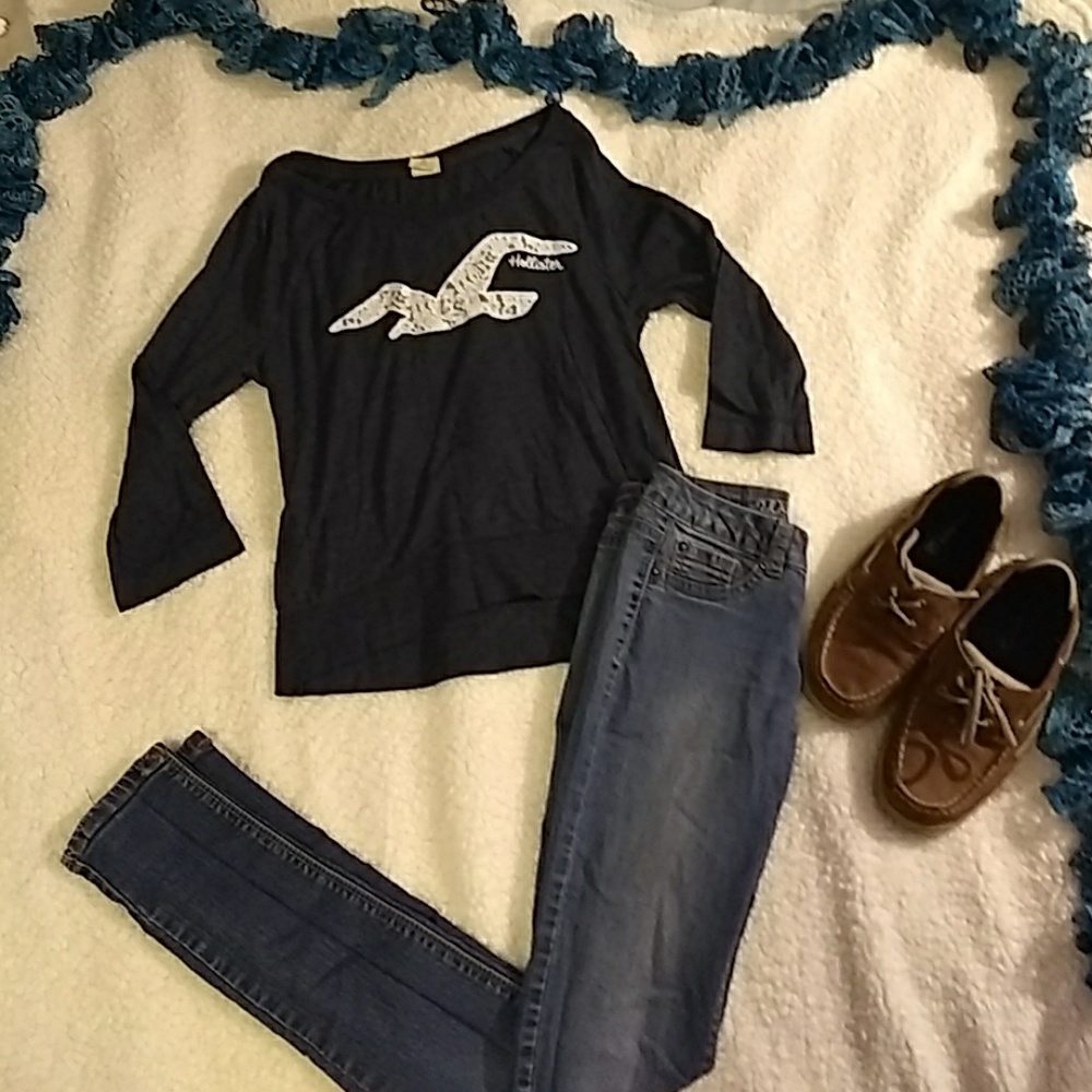 Sale5/$20🌸Hollister's xs top blue